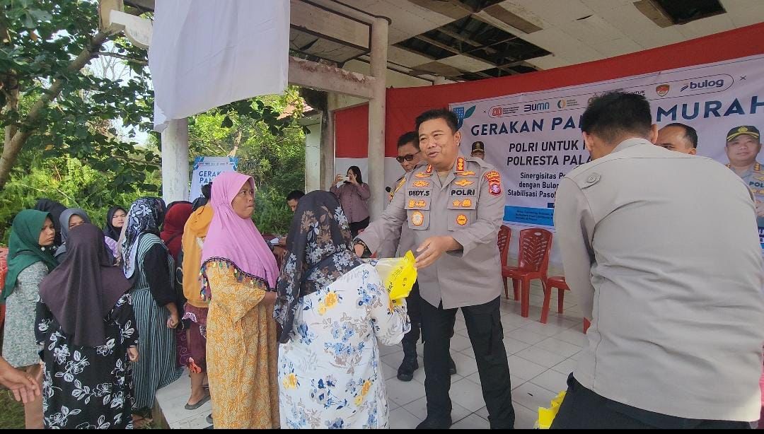 Polresta Palangka Raya Hadirkan Beras Murah untuk Warga Tanjung Pinang