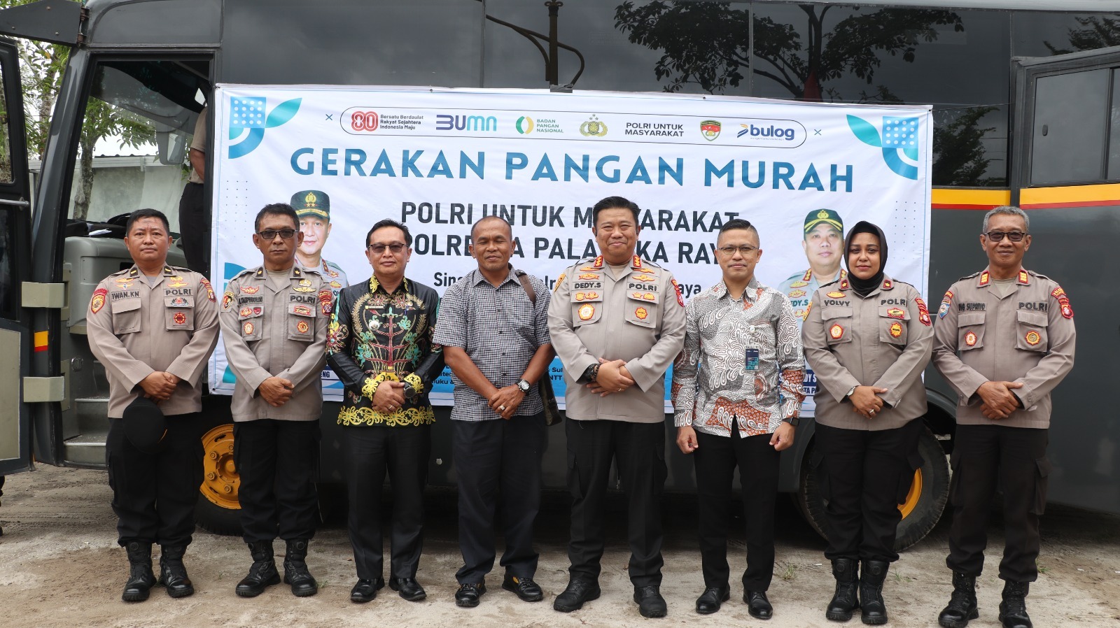 Cuma Hitungan Jam, 3 Ton Beras Saat GPM Polresta Palangka Raya Ludes Dibeli Warga