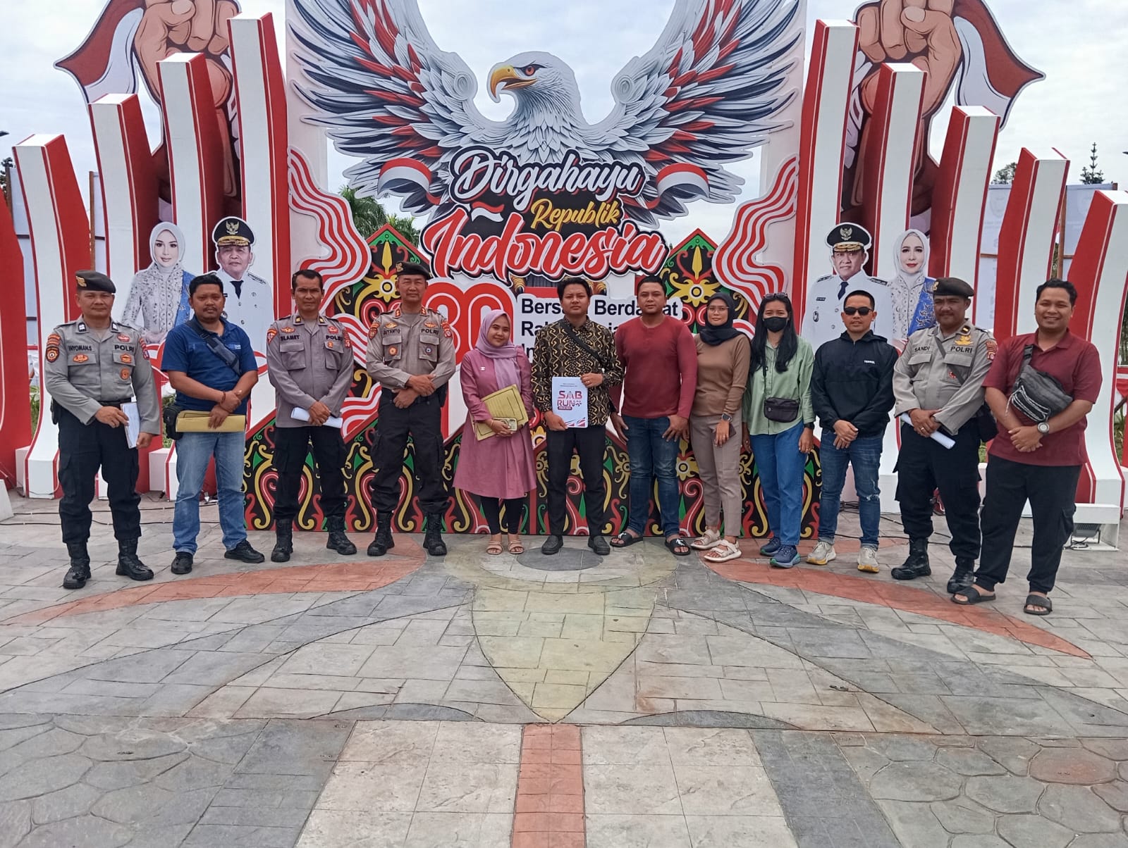 Satpamobvit Polresta Palangka Raya Lakukan Risk Assessment Jelang Sab-Run 5K di Bundaran Besar