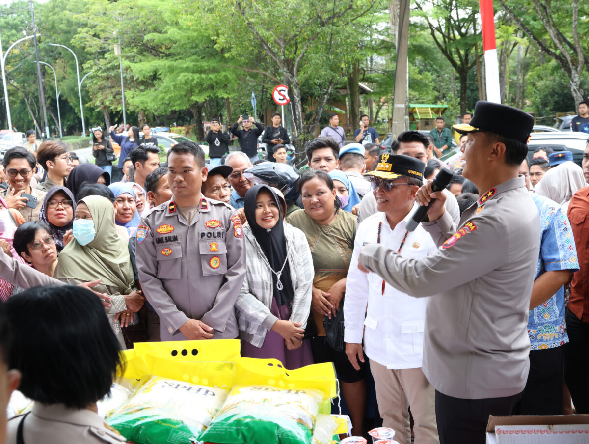 Kick-Off Gerakan Pangan Murah Bersama Bulog, Kapolda Kalteng: Wujud Nyata Polri Untuk Masyarakat