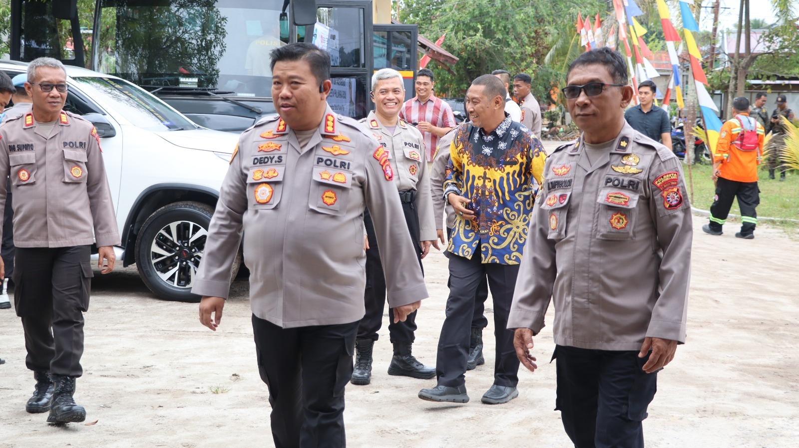 Dukung GPM, Kapolresta Palangka Raya Ikuti Zoom Meeting dengan Kapolri di Kantor Kelurahan Bukit Tunggal