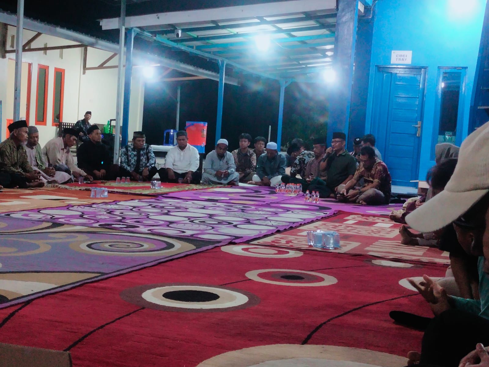 Polsek Sabangau Hadiri Tasyakuran Program Makan Bergizi Gratis di Kalampangan