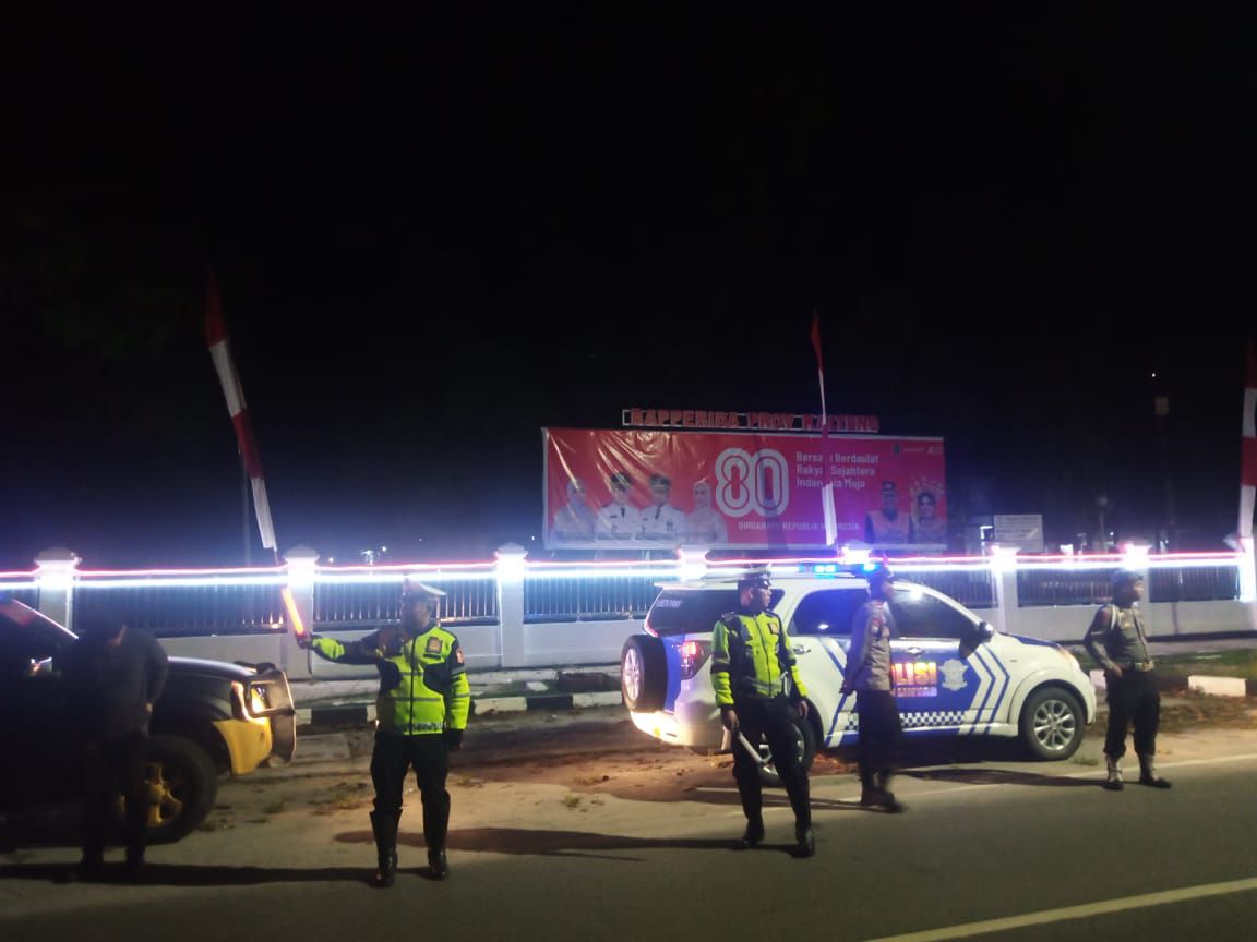 Pertahankan Kamtibmas Jelang Hari Kemerdekaan RI ke-80, Polresta Palangka Raya Patroli Gabungan