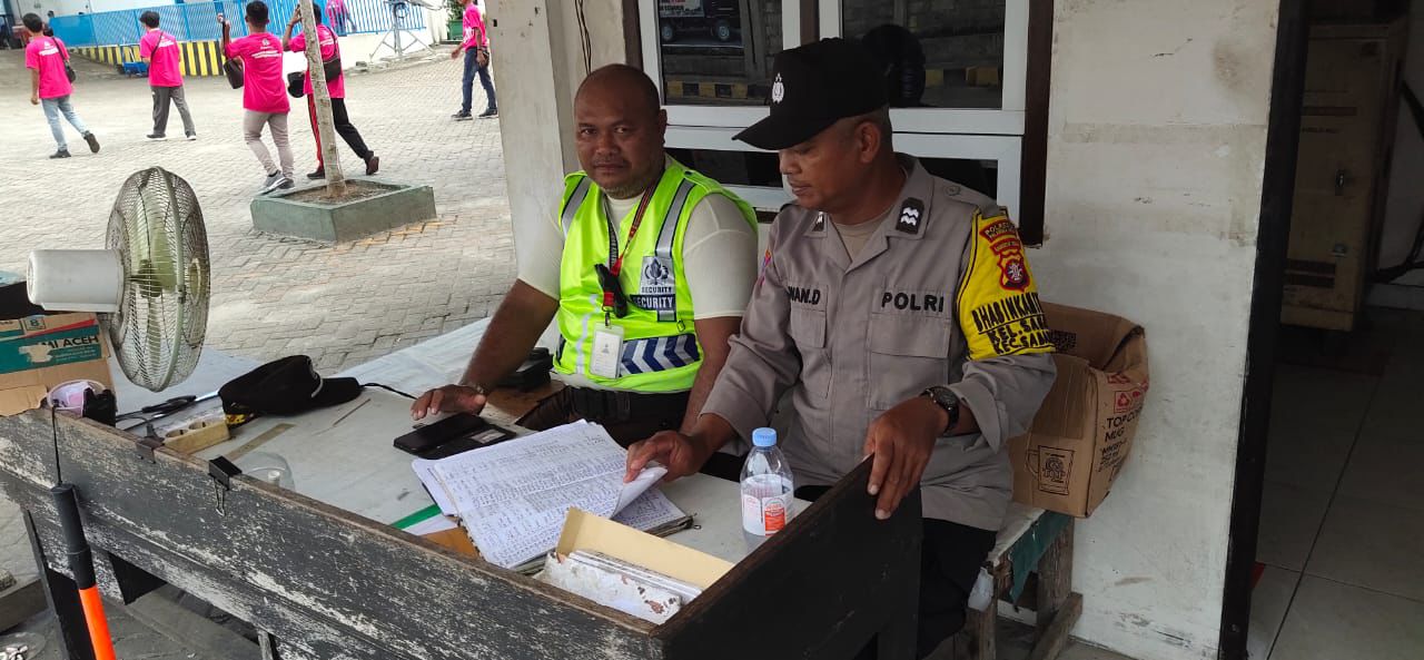 Polsek Sabangau Patroli Sambang ke PT. Sumber Kahayan Kharisma, Wujudkan Keamanan di Area Kerja Perusahaan