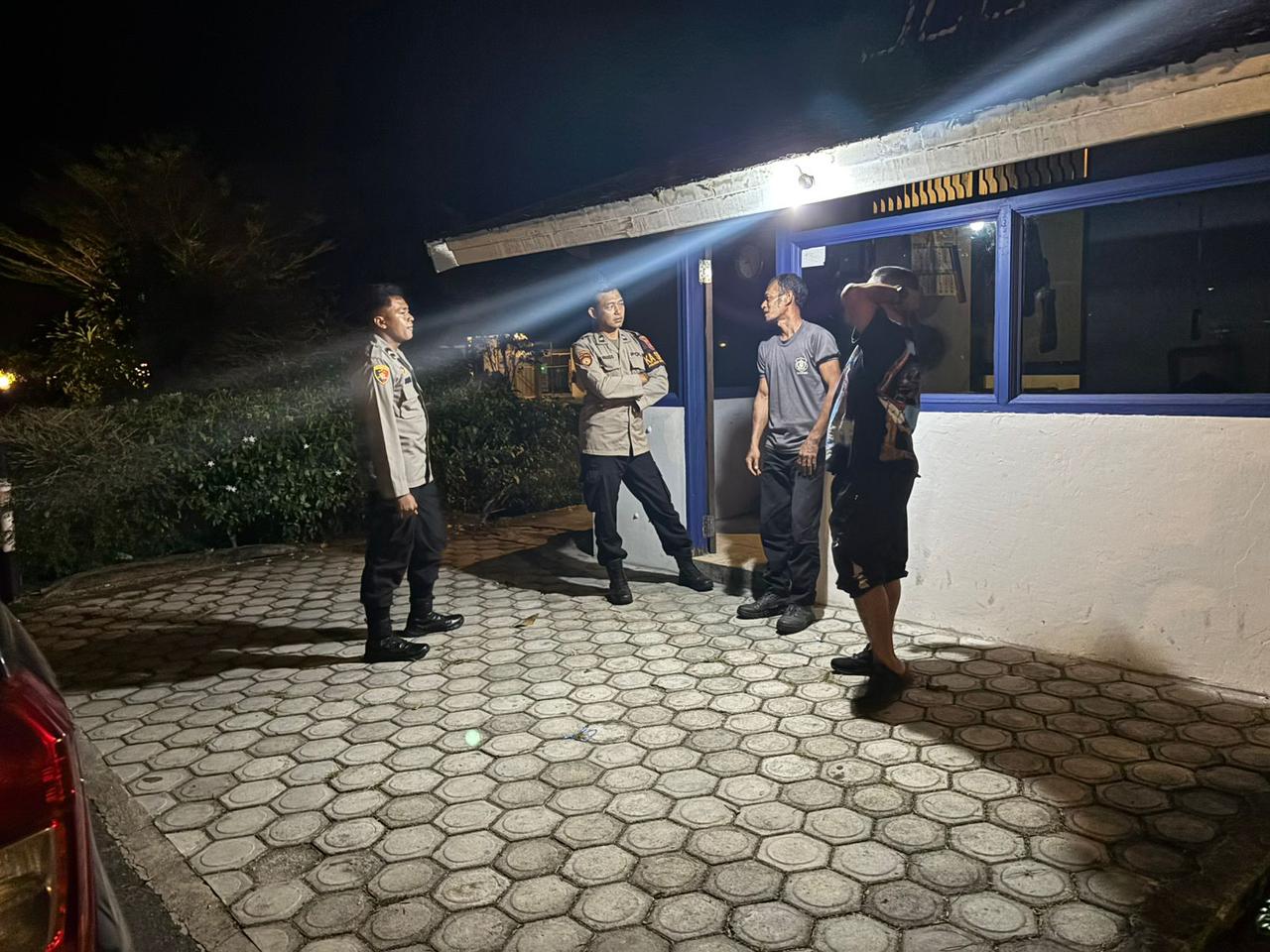 Pelihara Kamtibmas, Polsek Bukit Batu Patroli ke Pos Satpam Rungan Sari Subud