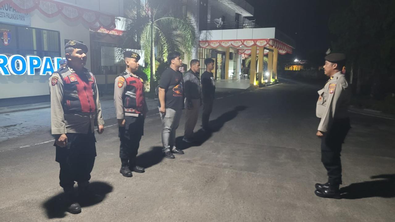 Polresta Palangka Raya Gelar Apel Kesiapan Patroli Harkamtibmas