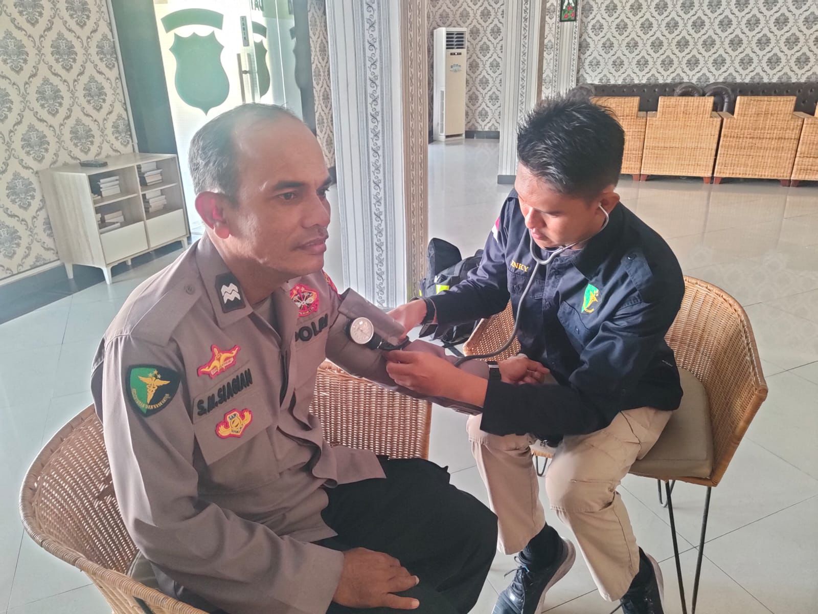 Sidokkes Polresta Palangka Raya Gelar Pemeriksaan Kesehatan Rutin Personel