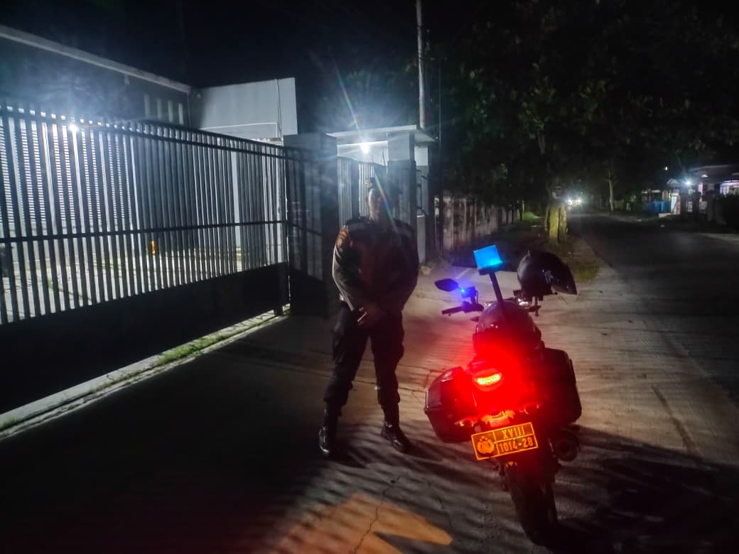 Di Komplek Perumahan, Samapta Polresta Palangka Raya Ciptakan Rasa Aman