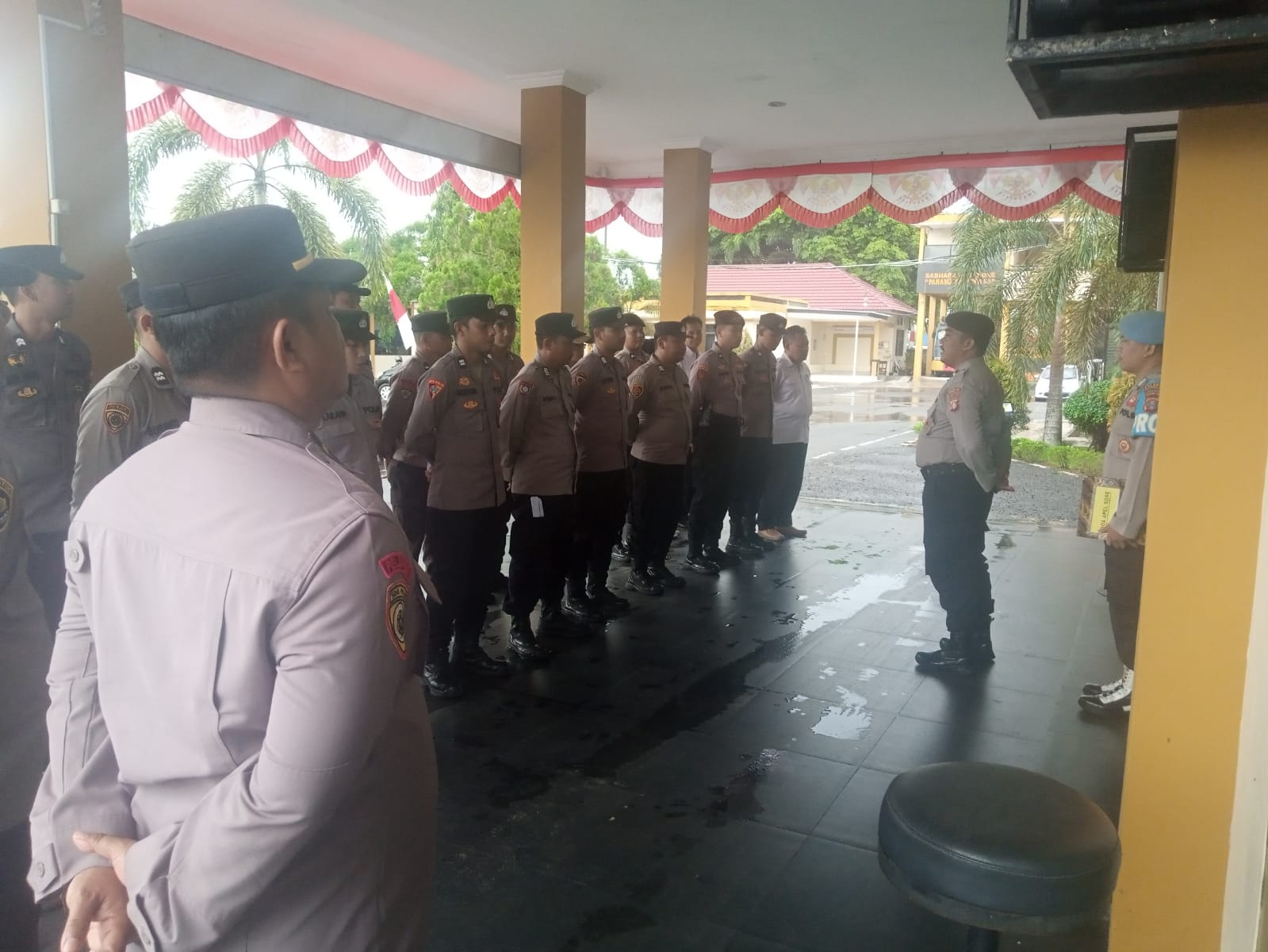 Gelar Apel Sore Kesatuan, Polresta Palangka Raya Lakukan Konsolidasi Tugas Sepanjang Hari