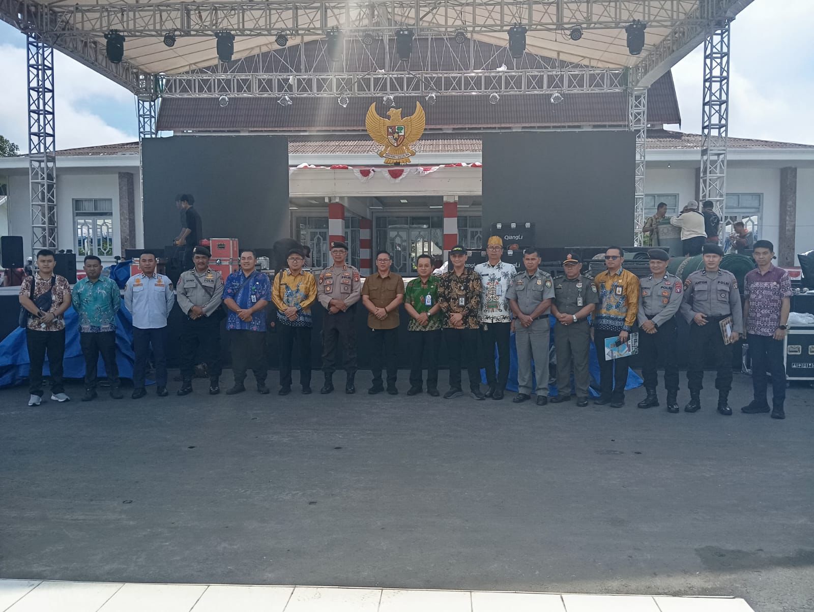 Satpamobvit Polresta Palangka Raya Lakukan Assesment Kelayakan Venue Tabligh Akbar HUT RI ke-80