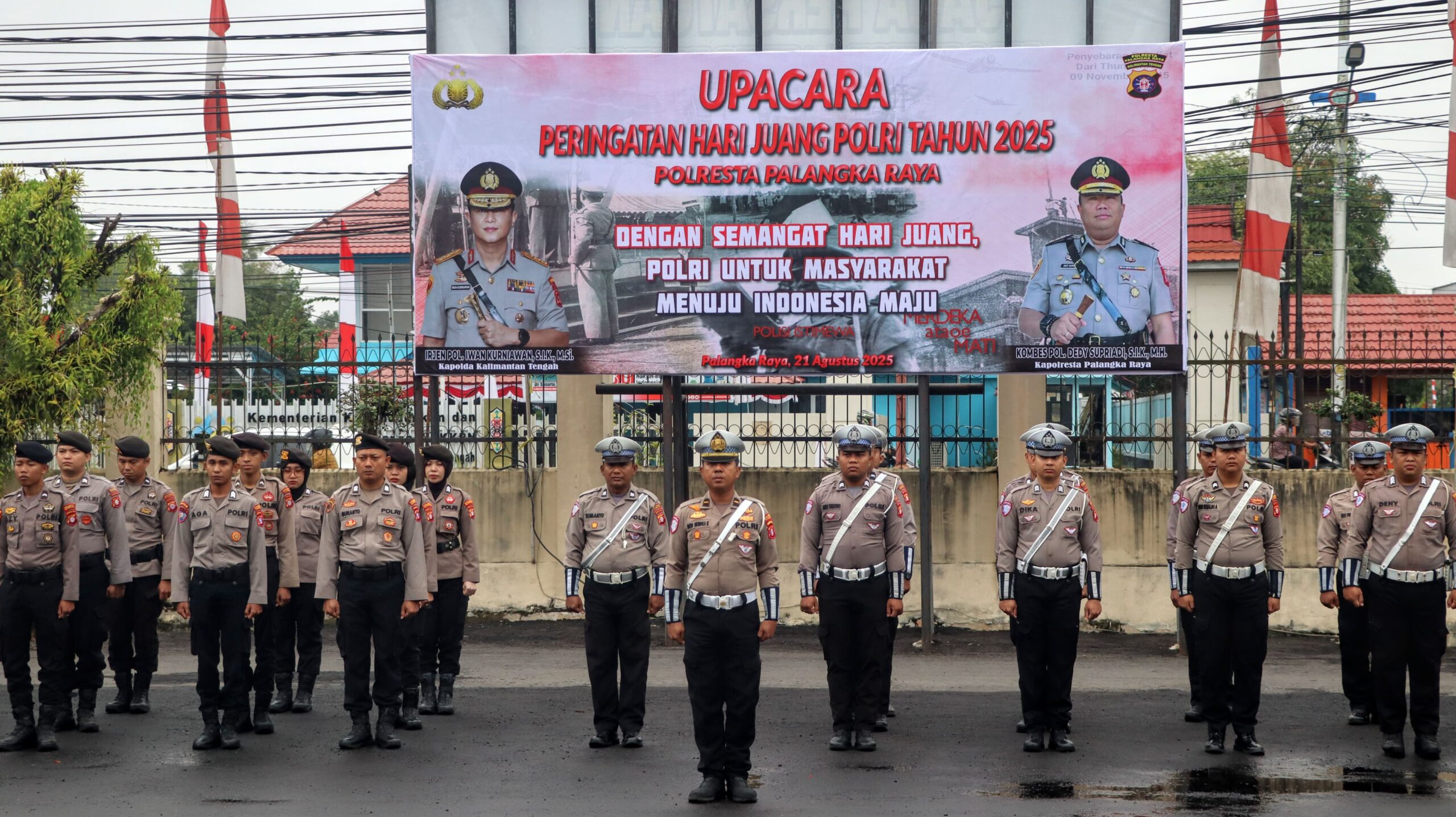 Kapolresta Palangka Raya Harapkan Peringatan Hari Juang Polri Sebagai Momen Refleksi Diri
