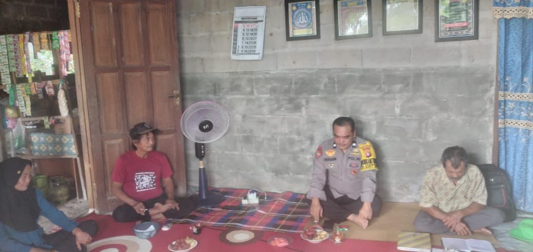 Bhabinkamtibmas Polsek Bukit Batu Sambangi Kelompok Tani Banama Mulya Jaya