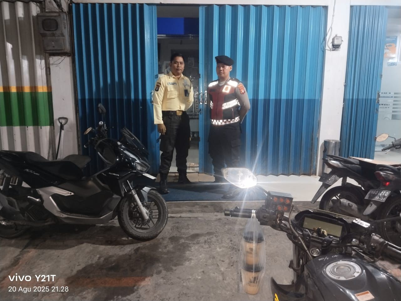 Satsamapta Polresta Palangka Raya Perkuat Pengamanan Perbankan Melalui Patroli Dialogis