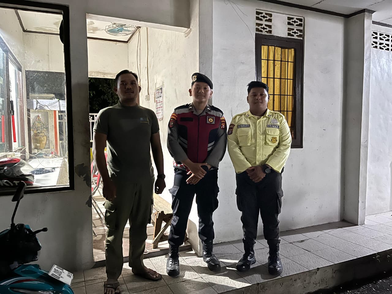 Pertahankan Keamanan, Satsamapta Polresta Palangka Raya Patroli ke Kantor Wali Kota