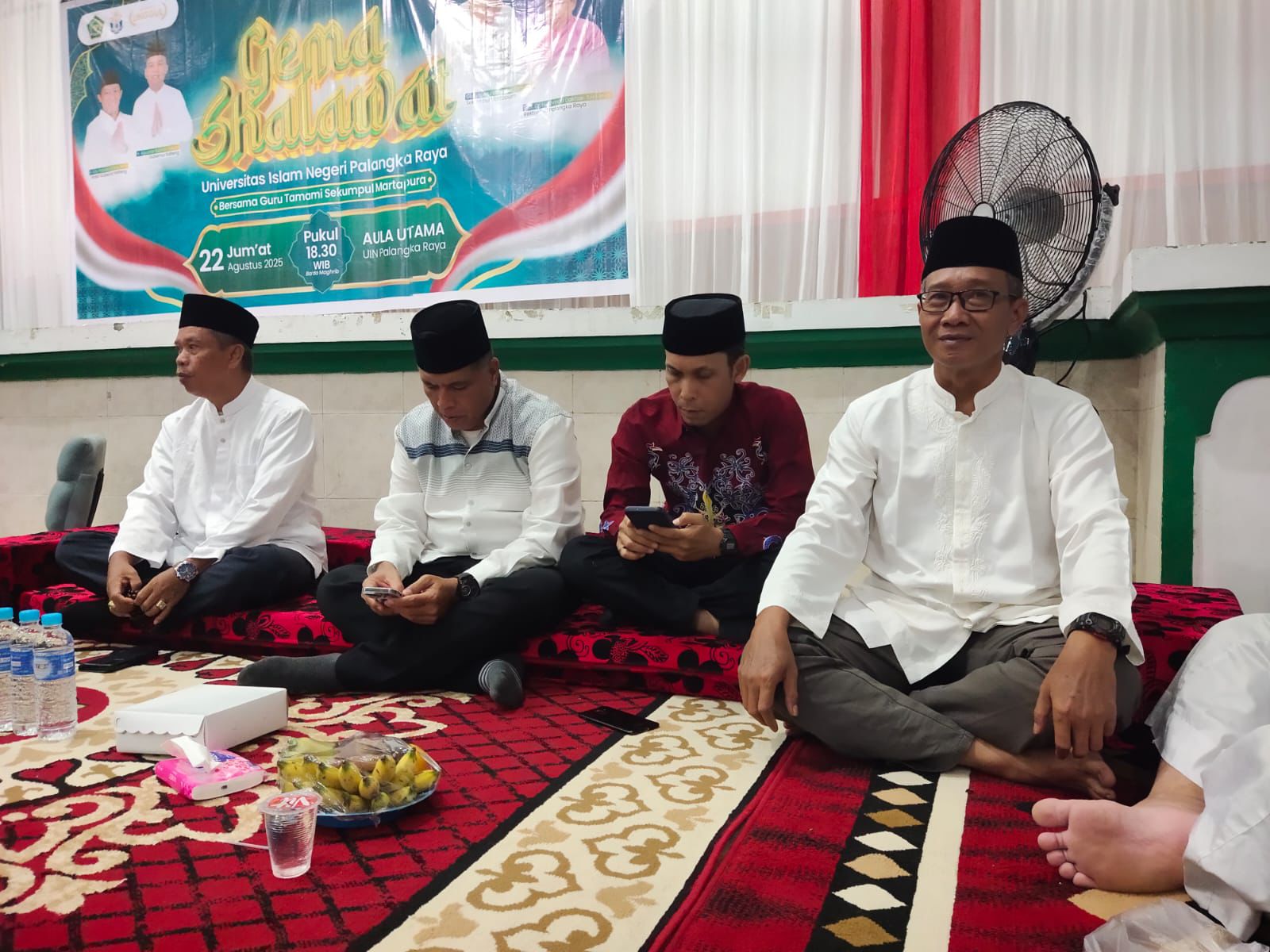 Kasatbinmas Polresta Hadiri Gema Sholawat Nabi Muhammad SAW di UIN Palangka Raya