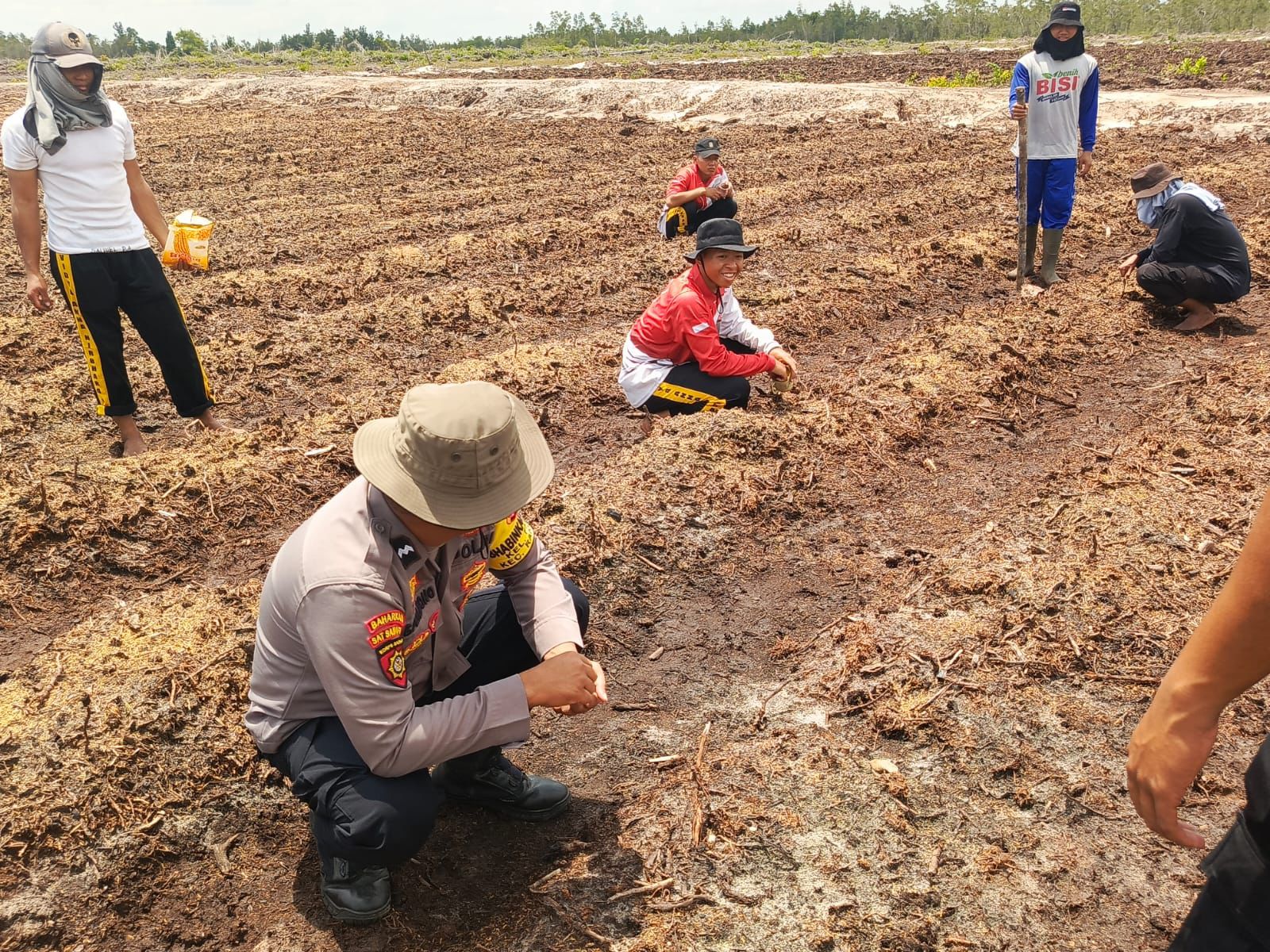 Polsek Rakumpit Dorong Petani Kembangkan Lahan Jagung