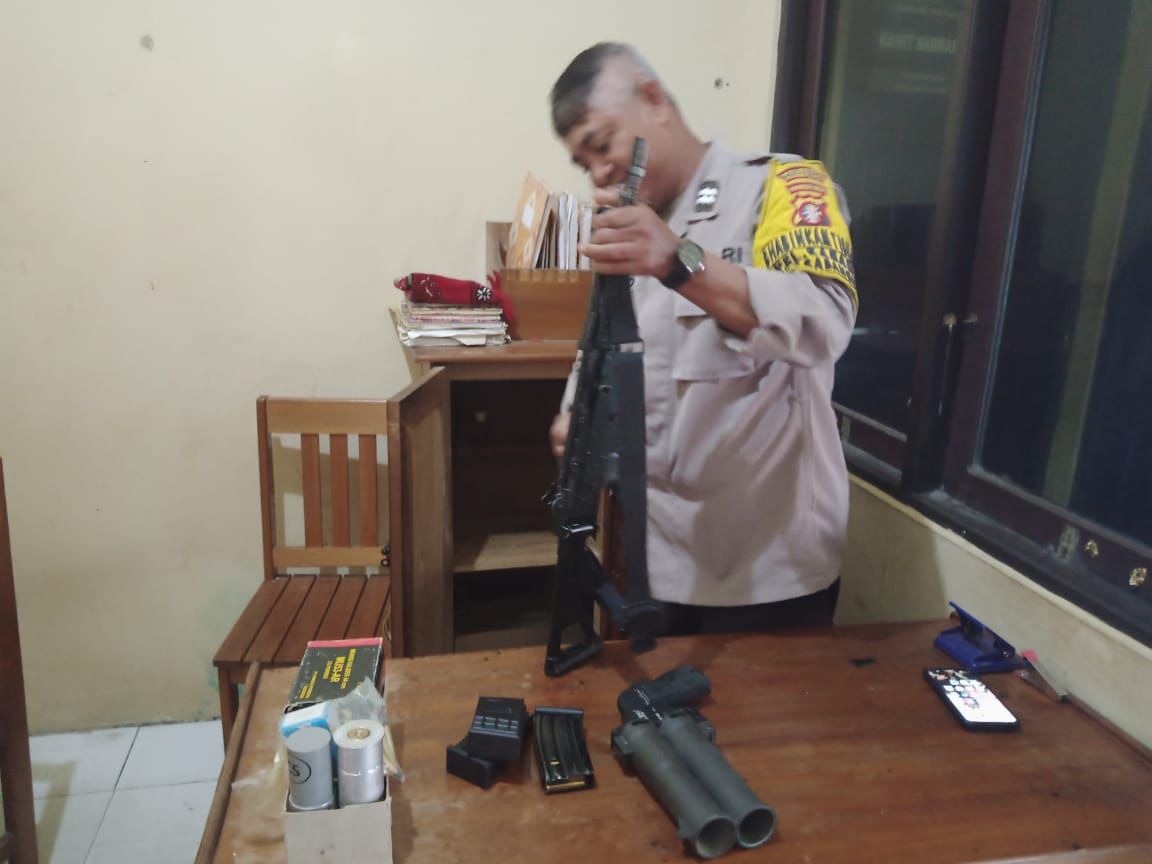 Dukung Tugas, Polsek Sabangau Periksa Alat Inventaris Kesatuan