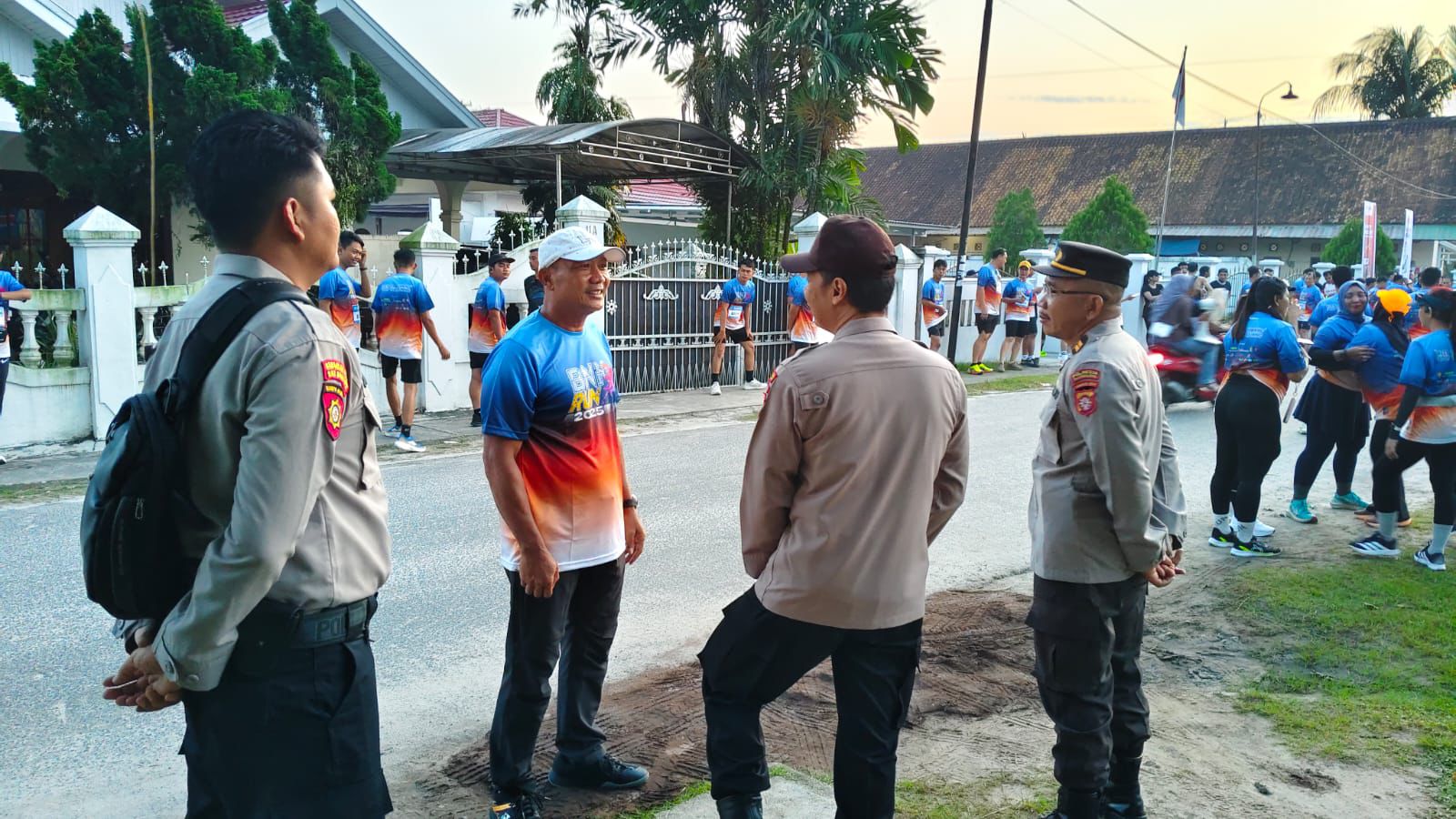 Polresta Palangka Raya Gelar Apel Kesiapan Pengamanan BNN Run V.2 2025