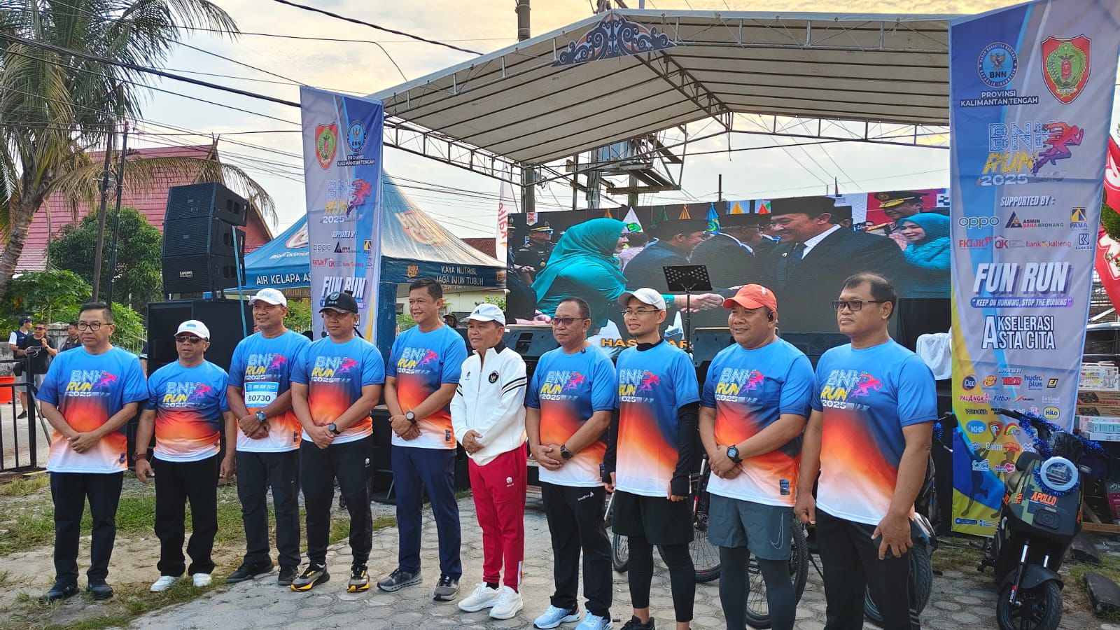 Polresta Palangka Raya Amankan Kegiatan BNN Run V.2 2025