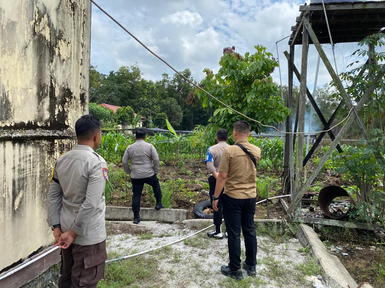 Kapolresta Palangka Raya Kunjungi Polsek Sabangau dan Tinjau Lahan P2B