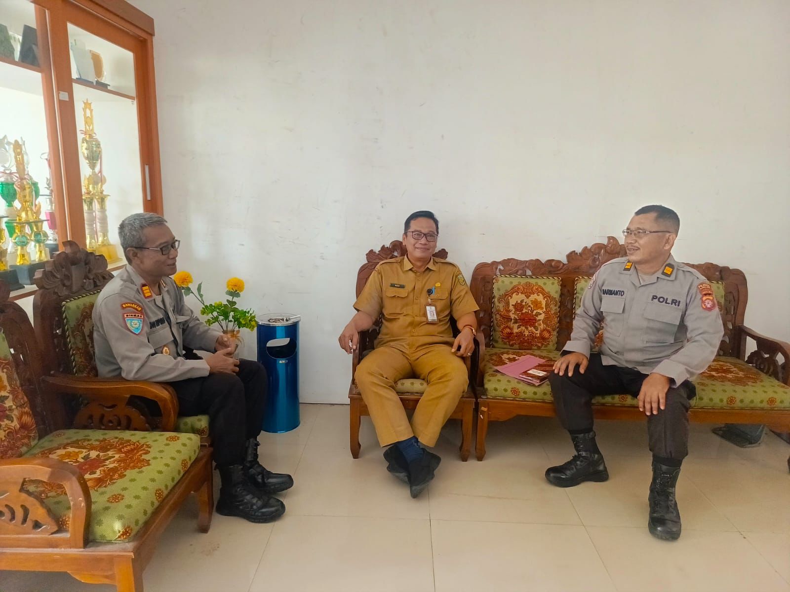 Satbinmas Polresta Palangka Raya Fasilitasi Kelompok Tani Ajukan Bantuan ke Dinas Pertanian