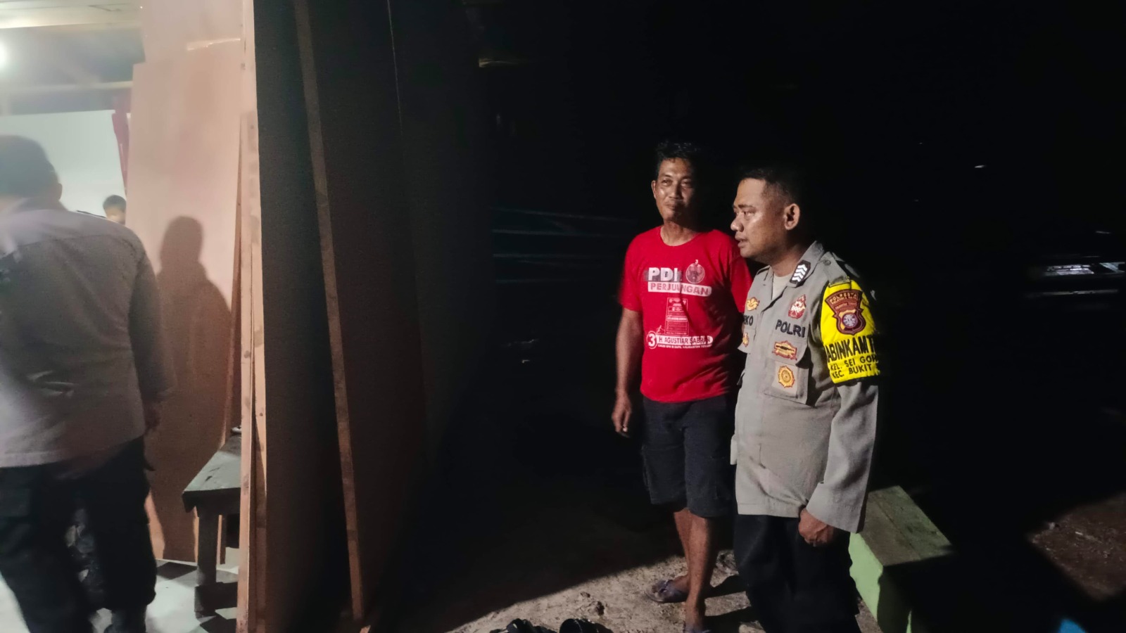 Di Sanggar Sasono Gaung Bawuno, Polsek Bukit Batu Sosialisasikan Layanan Call Center 110