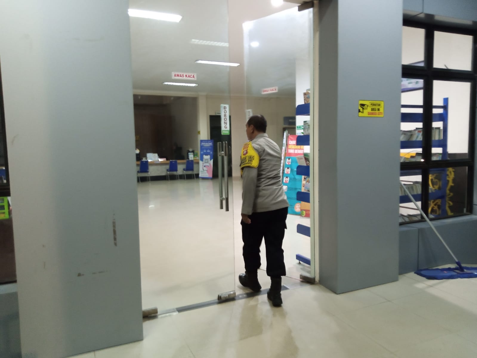 Disela Patroli Harkamtibmas, Polsek Sabangau Hampiri RSUD Kota Palangka Raya