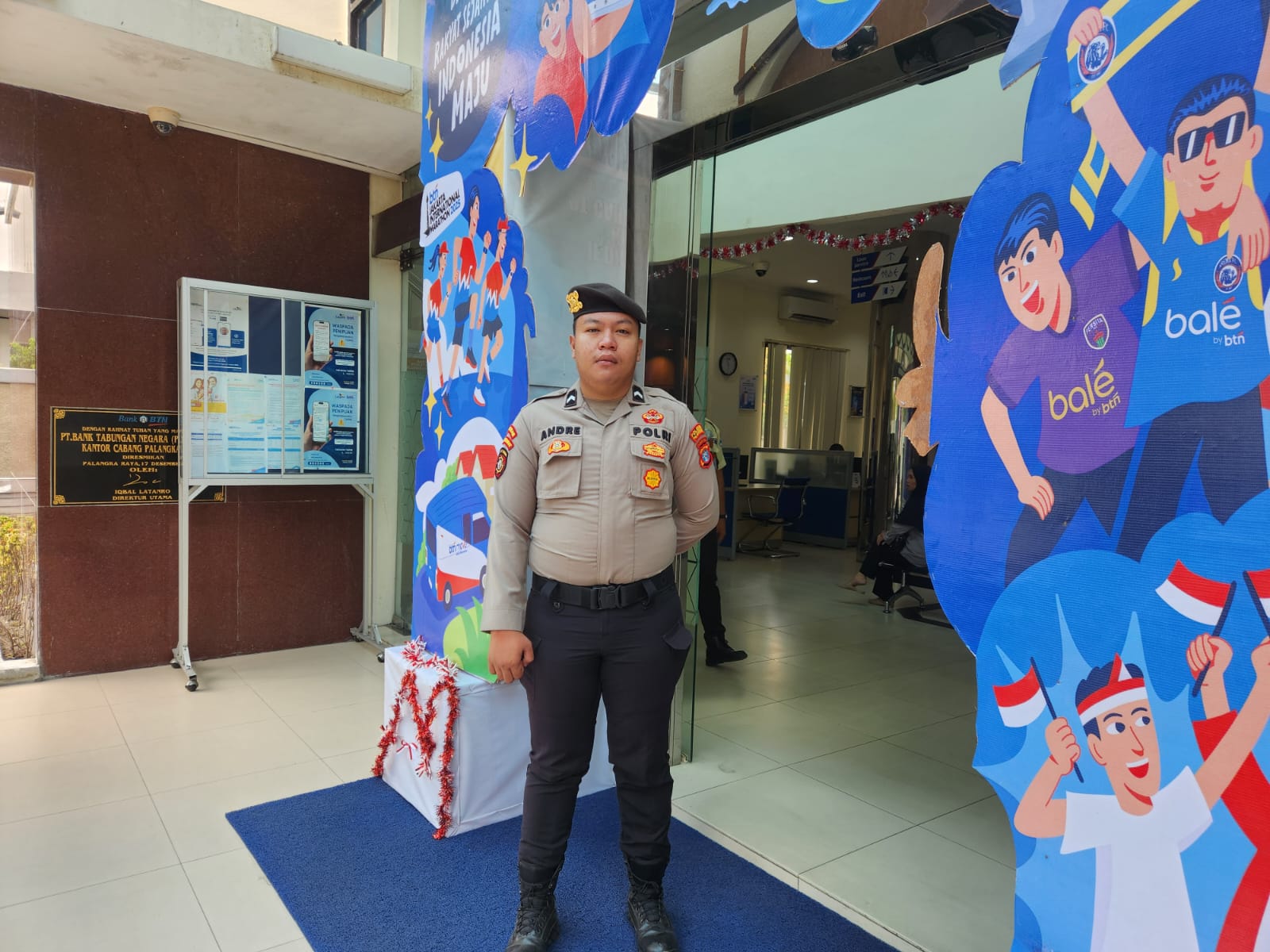 Satpamobvit Polresta Palangka Raya Ajak Nasabah Bank Tertib dalam Bertransaksi