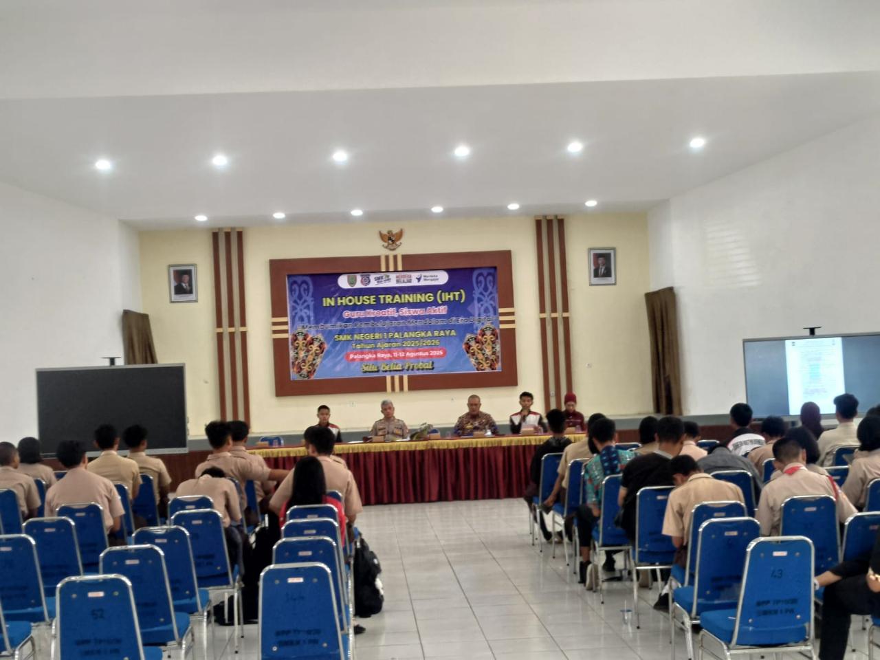 Satpamobvit Polresta Palangka Raya Hadiri Technical Meeting Lomba LKBB PUSAKA 2025 di SMKN 1
