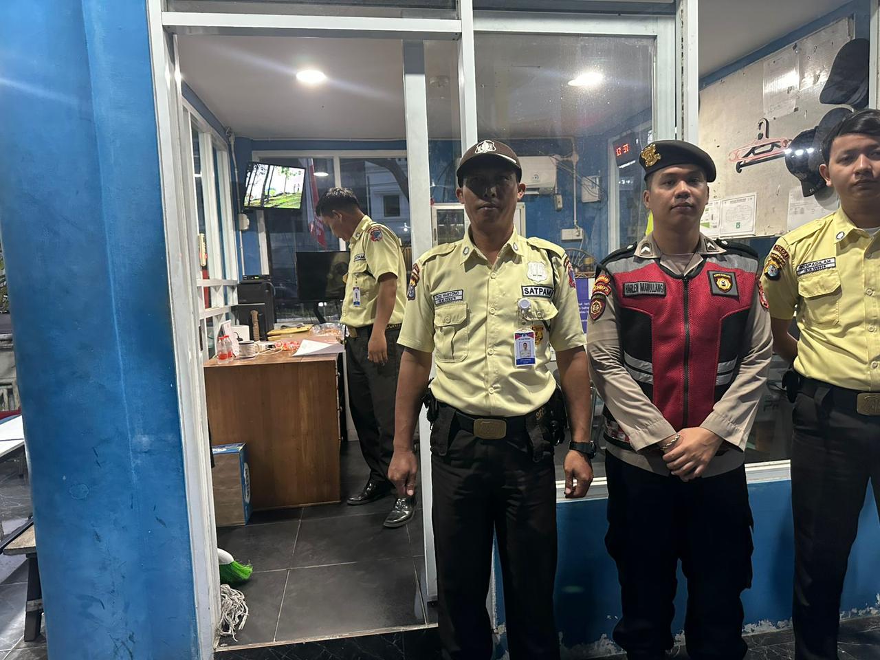 Ke Kantor PLN, Satsamapta Polresta Palangka Raya Tinjau Situasi dan Kamtibmas