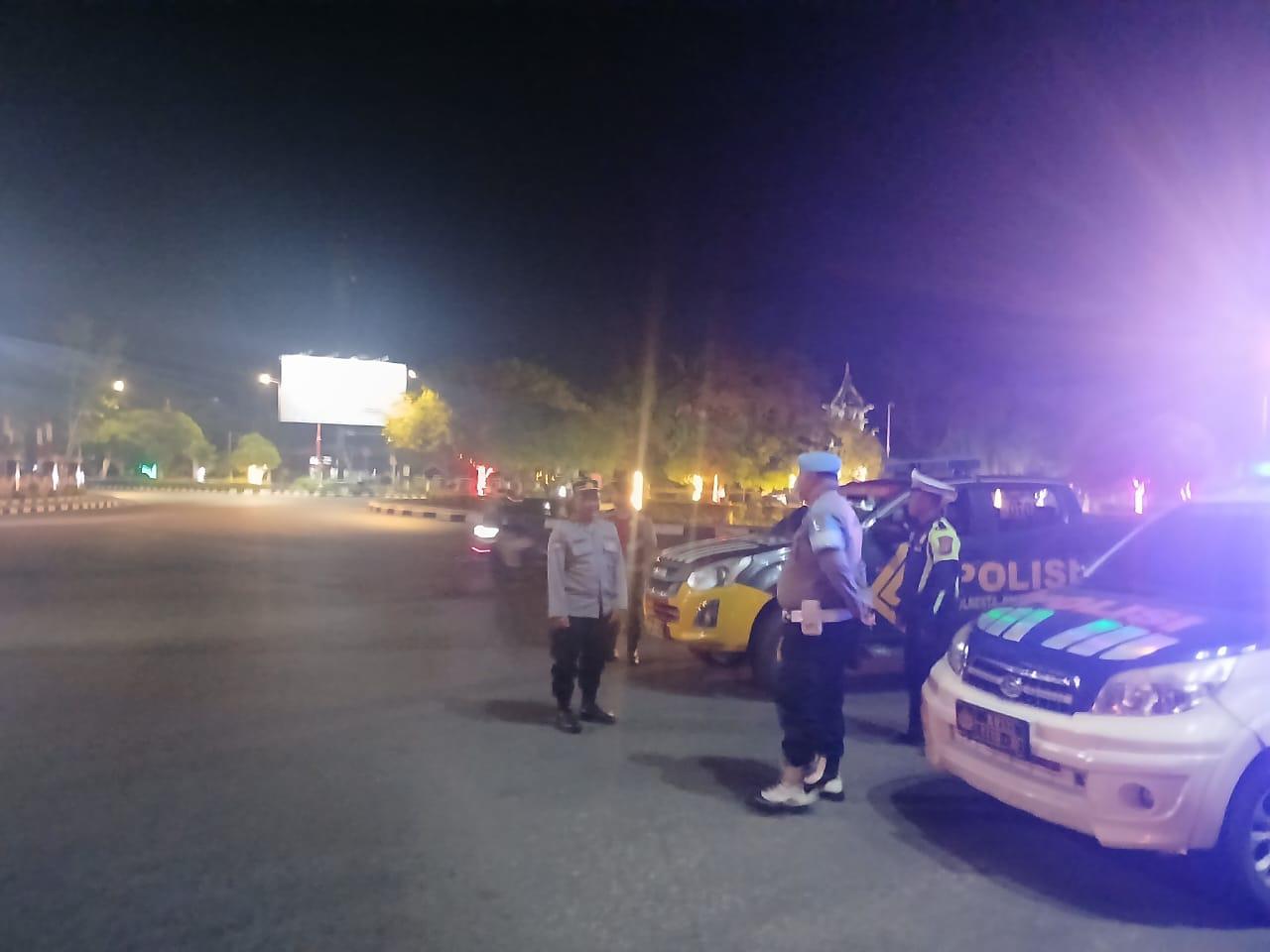 Wapawas serta Piket Fungsi Polresta Palangka Raya Gelar Patroli Cegah Kejahatan Jalanan