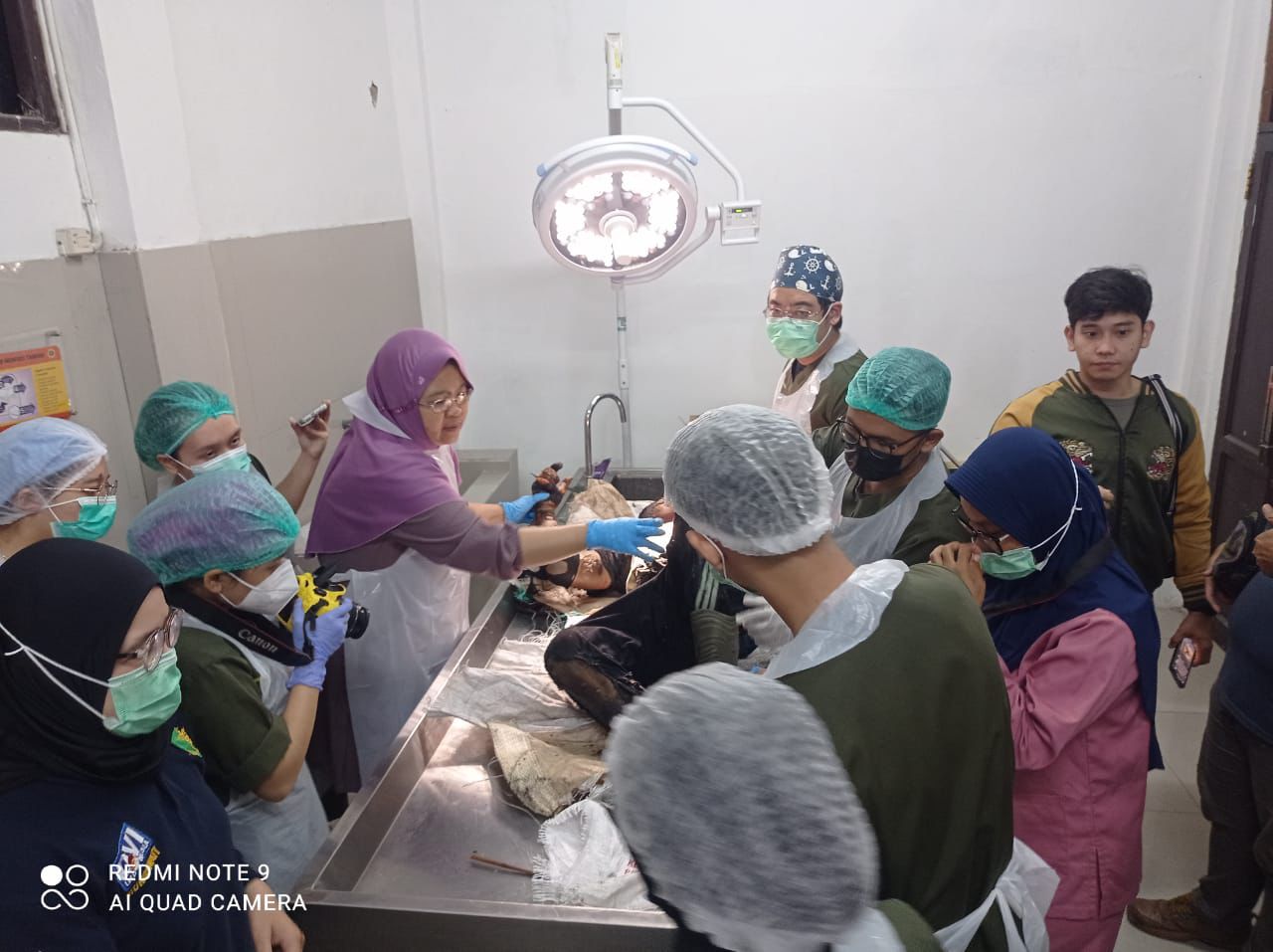 Polsek Rakumpit Bantu Identifikasi dan Visum Terhadap Korban