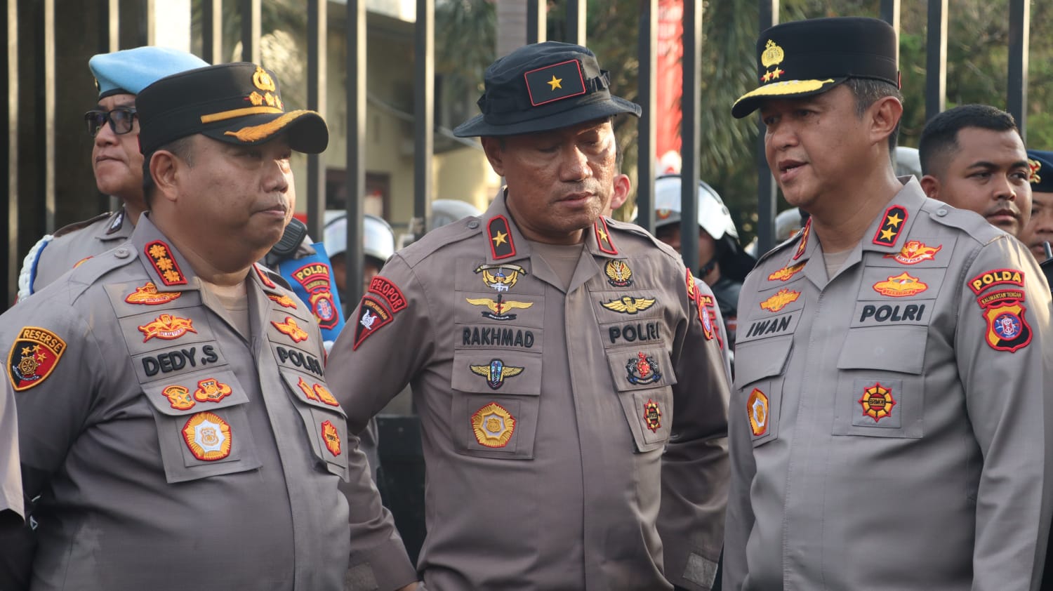 Berakhir Aman dan Kondusif, Polresta Palangka Raya Tuntaskan Pam Aksi Damai di Polda Kalteng
