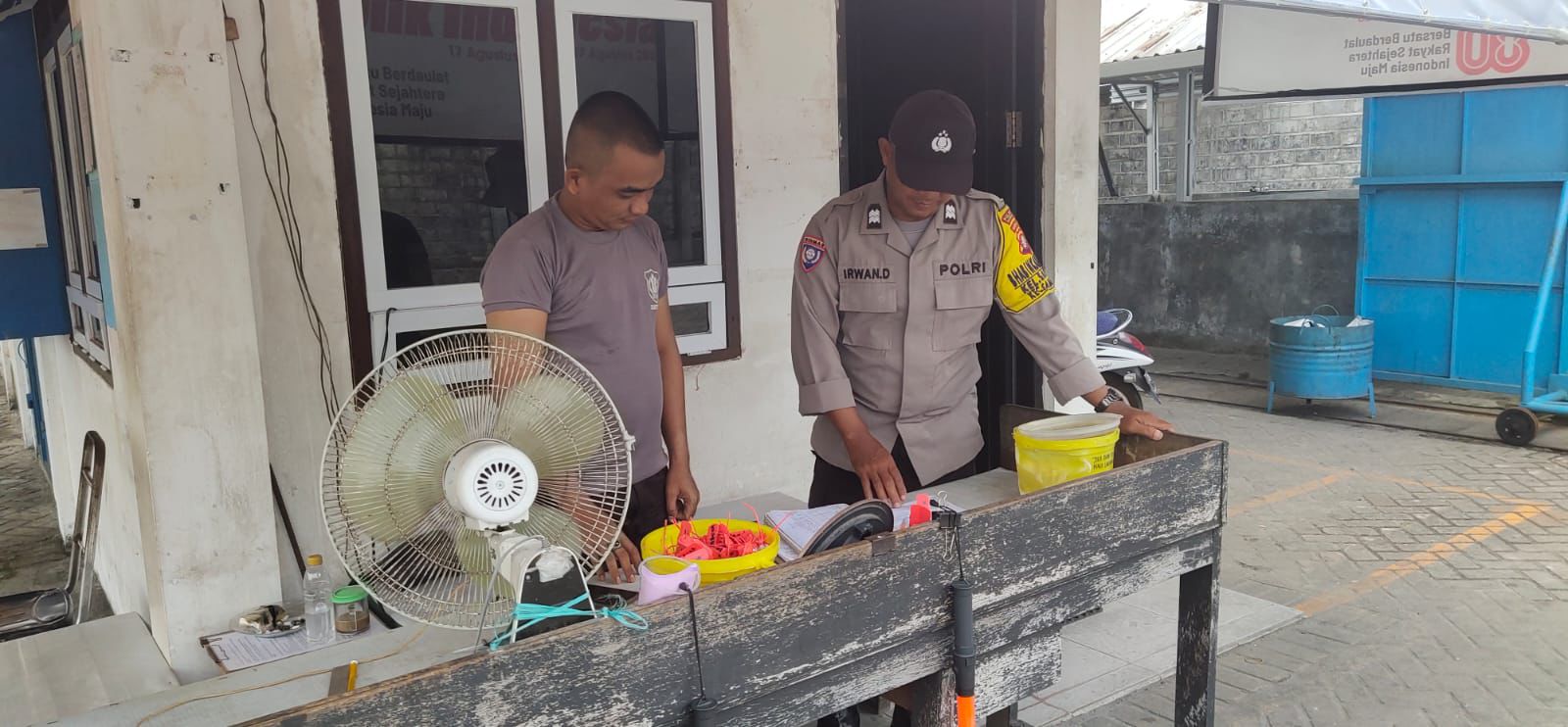 Polsek Sabangau terus Jamin Kamtibmas di Gudang SKK