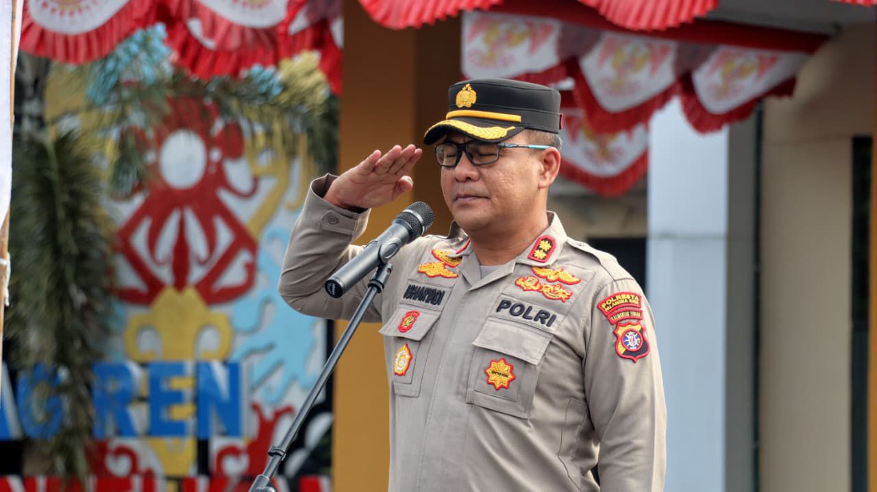 Polresta Palangka Raya Gelar Apel Siaga, Wakapolresta Tekankan Disiplin dan Kewaspadaan