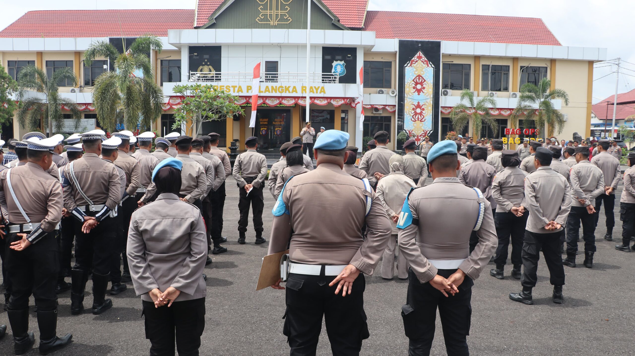 Pimpin Apel Siaga, Kapolresta Palangka Raya Arahkan Personel Perketat Sispam Mako