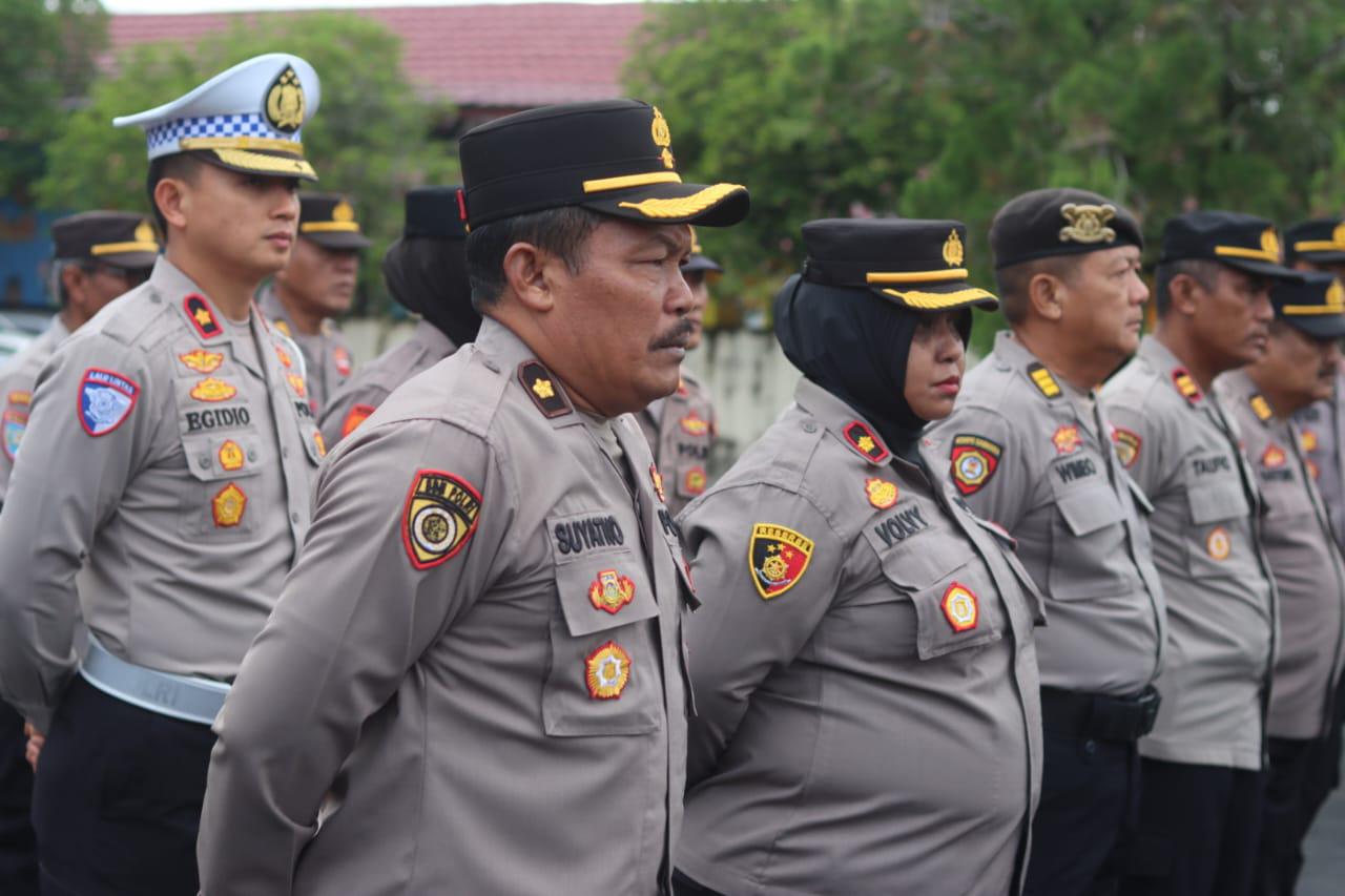 Wakapolresta Palangka Raya Pimpin Apel Pagi, Tekankan Disiplin dan Kesiapsiagaan Personel