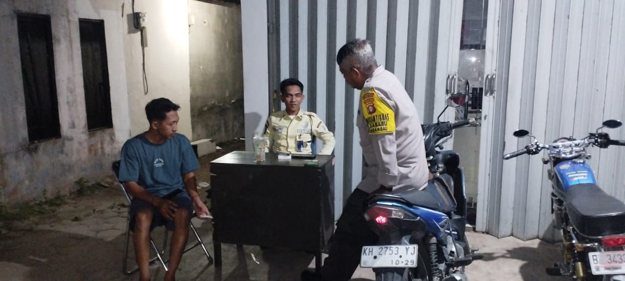 Datangi Kantor BRI Kalampangan, Polsek Sabangau Minta Waspadai Aksi Premanisme