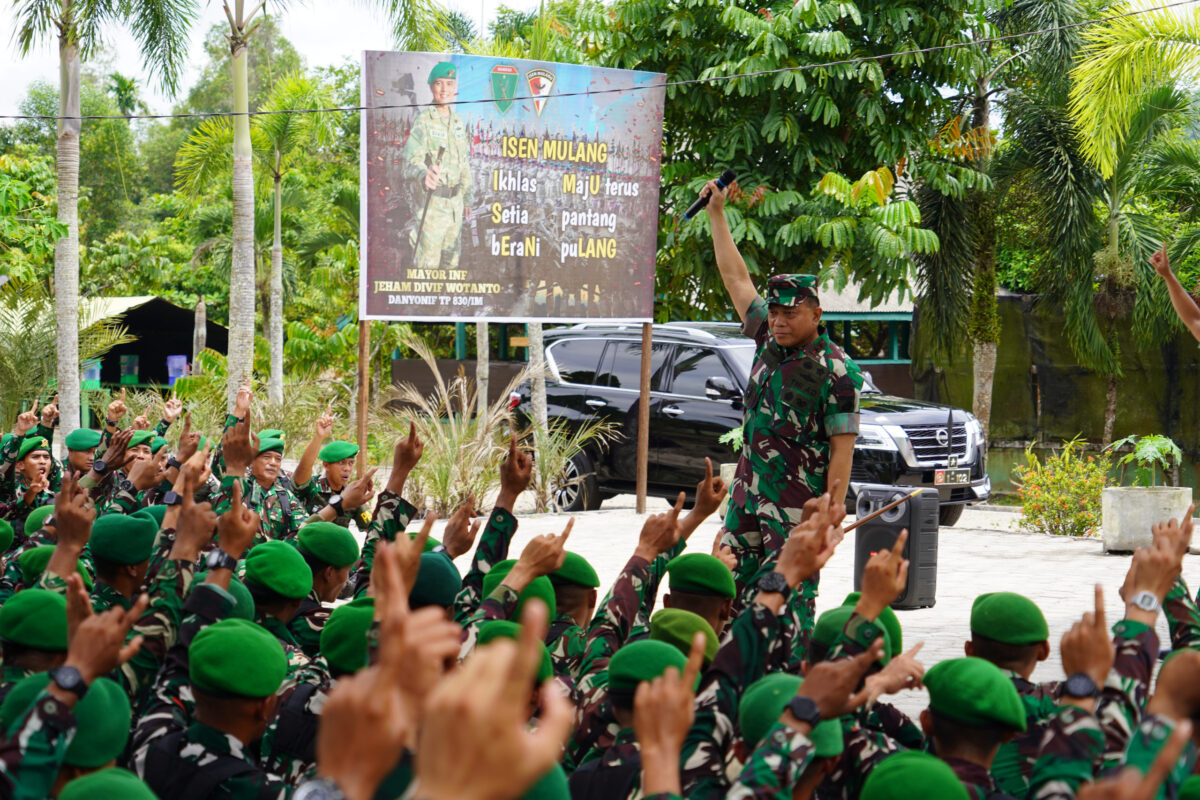 Pangdam XXII/TB Tinjau Langsung Batalyon Teritorial Pembangunan