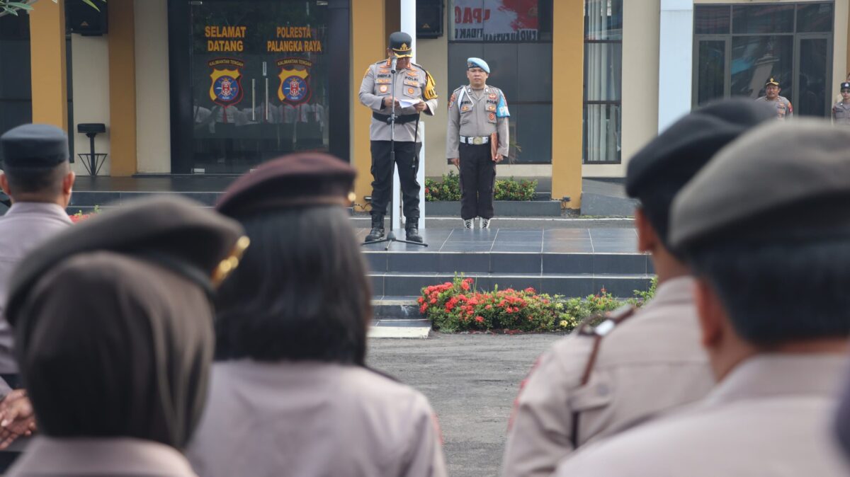 Komitmen Zero Pelanggaran, Kapolresta Palangka Raya Tegaskan Perketat Wasdal Personel