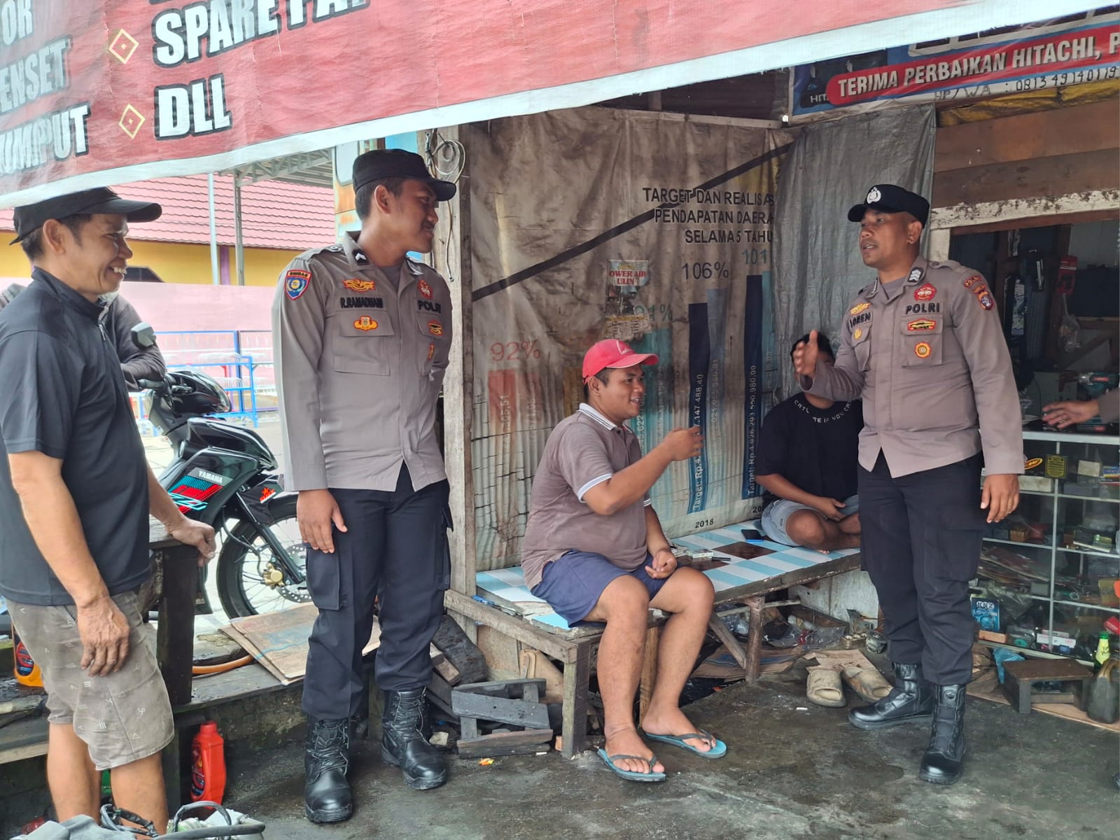 Sambangi Warga, Ditbinmas Polda Kalteng Imbau Jaga Kamtibmas