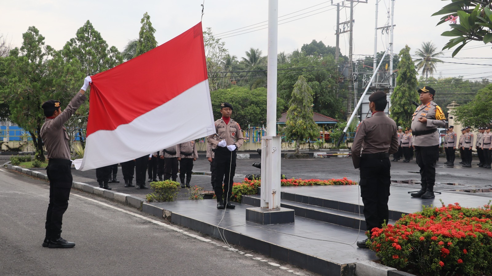 Kapolresta Palangka Raya Pimpin Upacara Peringatan Haornas ke-XLII