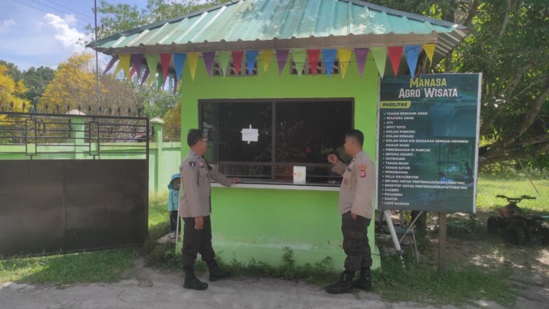 Anggota Polsek Bukit Batu Patroli dan Datangi Objek Wisata Manasa Agro