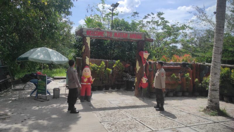 Polsek Bukit Batu Tinjau Keamanan di Objek Wisata Matan Andau