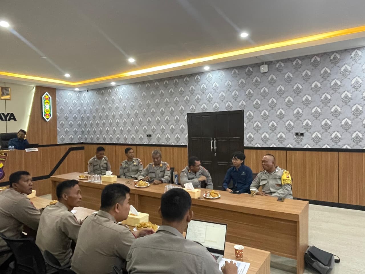 Polresta Palangka Raya Ikuti Rakor Ketahanan Pangan Bersama BPS Secara Daring