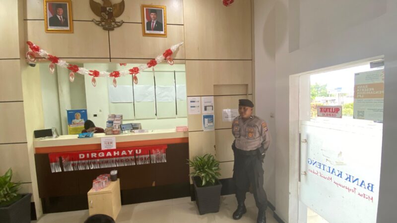 Satpamobvit Polresta Palangka Raya Intensifkan Pengamanan dan Edukasi Nasabah di Perbankan