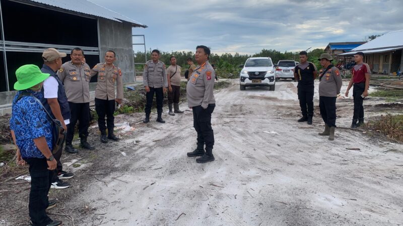 Siapkan Panen Raya Kuartal III, Kapolresta Palangka Raya Tinjau Kebun Jagung Poktan Elea Farm