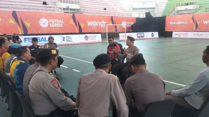 Satpamobvit Polresta Palangka Raya Pastikan Keamanan Turnamen Kapolda Cup 2025