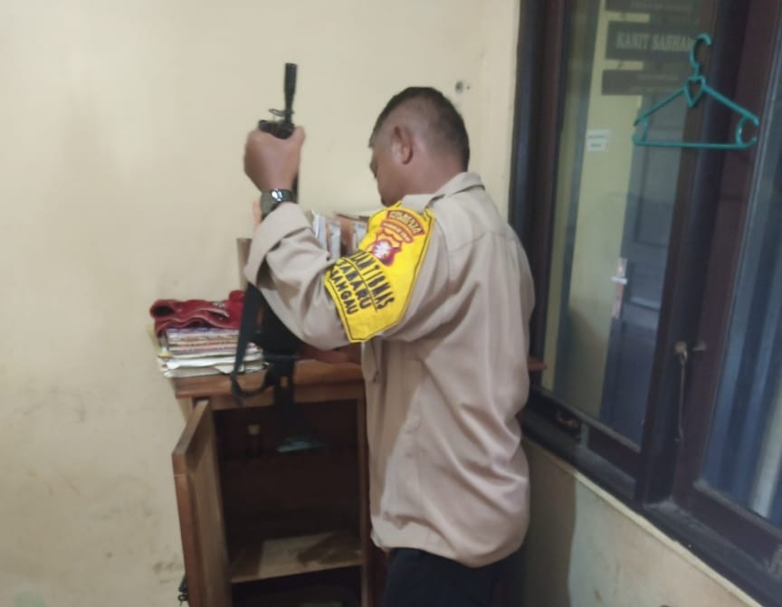 Polsek Sabangau Pastikan Kesiapan Peralatan Jaga Sebelum Layani Masyarakat