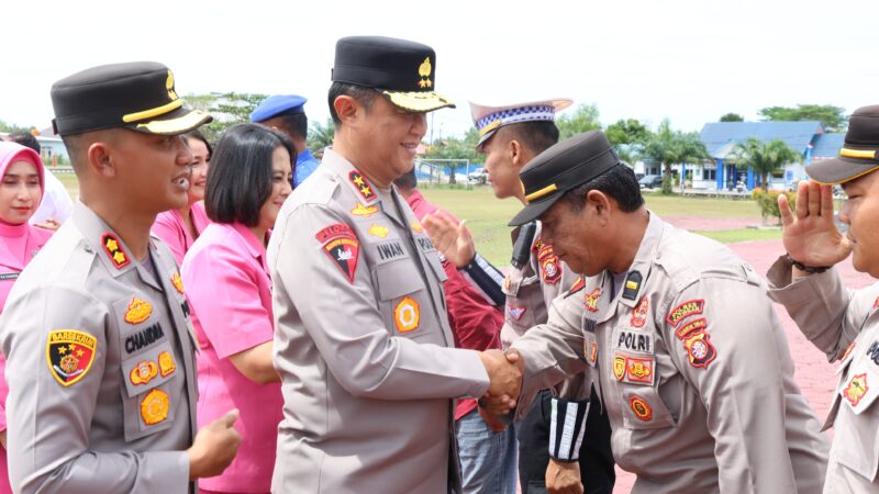 Kapolda Kalteng Apresiasi Kinerja Personel dan Resmikan Sejumlah Fasilitas Saat Kunker di Polres Katingan